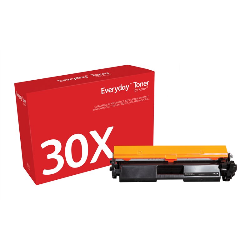Everyday ™ Schwarz Toner von Xerox, kompatibel mit HP 30X (CF230X), Hohe Kapazität