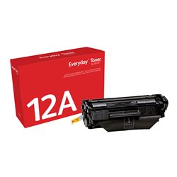 Everyday ™ Schwarz Toner von Xerox, kompatibel mit HP 12A (Q2612A), Standardkapazität