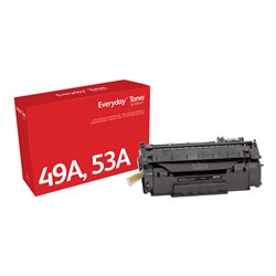 Everyday ™ Schwarz Toner von Xerox, kompatibel mit HP 49A 53A (Q5949A/ Q7553A), Standardkapazität