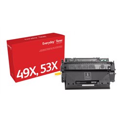 Everyday ™ Schwarz Toner von Xerox, kompatibel mit HP 49X 53X (Q5949X/ Q7553X), Hohe Kapazität