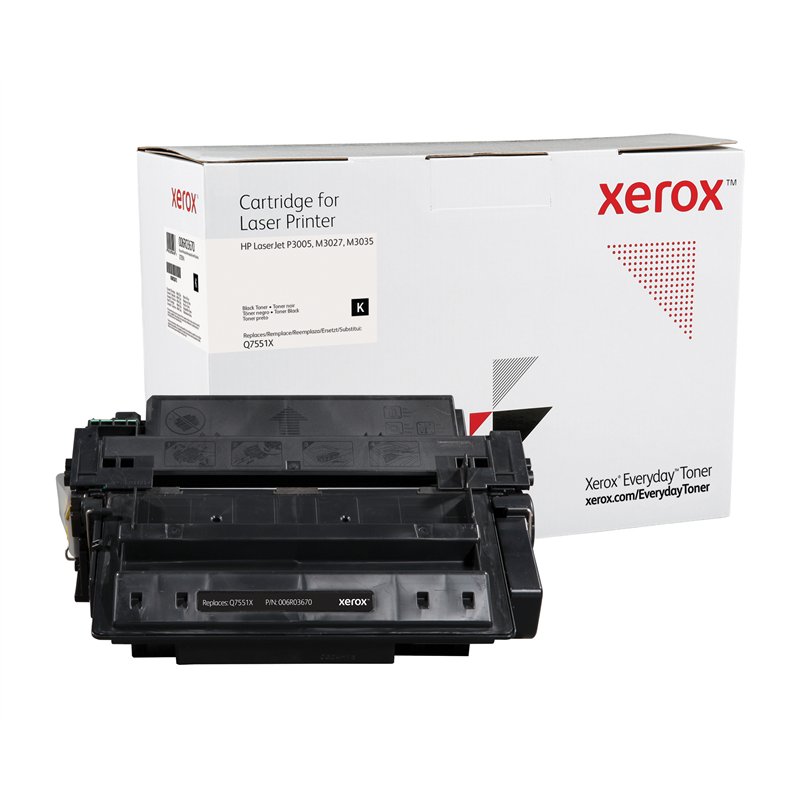 Everyday ™ Schwarz Toner von Xerox, kompatibel mit HP 51X (Q7551X), High capacity