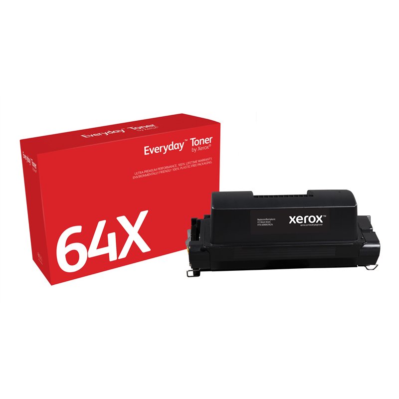 Everyday ™ Schwarz Toner von Xerox, kompatibel mit HP 64X (CC364X), Hohe Kapazität