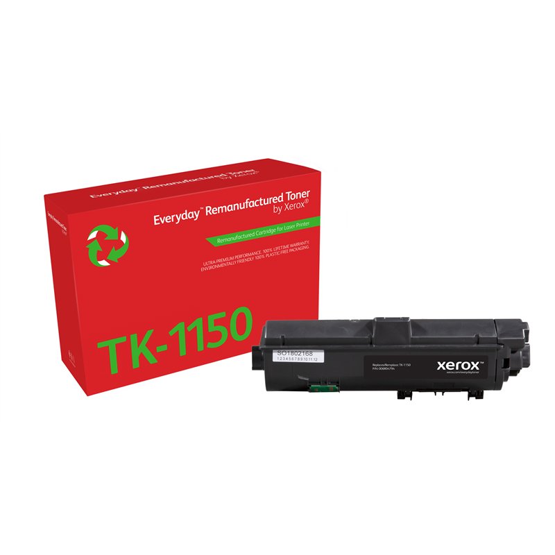 Everyday Wiederaufbereiteter Everyday™ Schwarz wiederaufbereiteter Toner von Xerox, kompatibel mit Kyocera TK-1150, Standardkapa